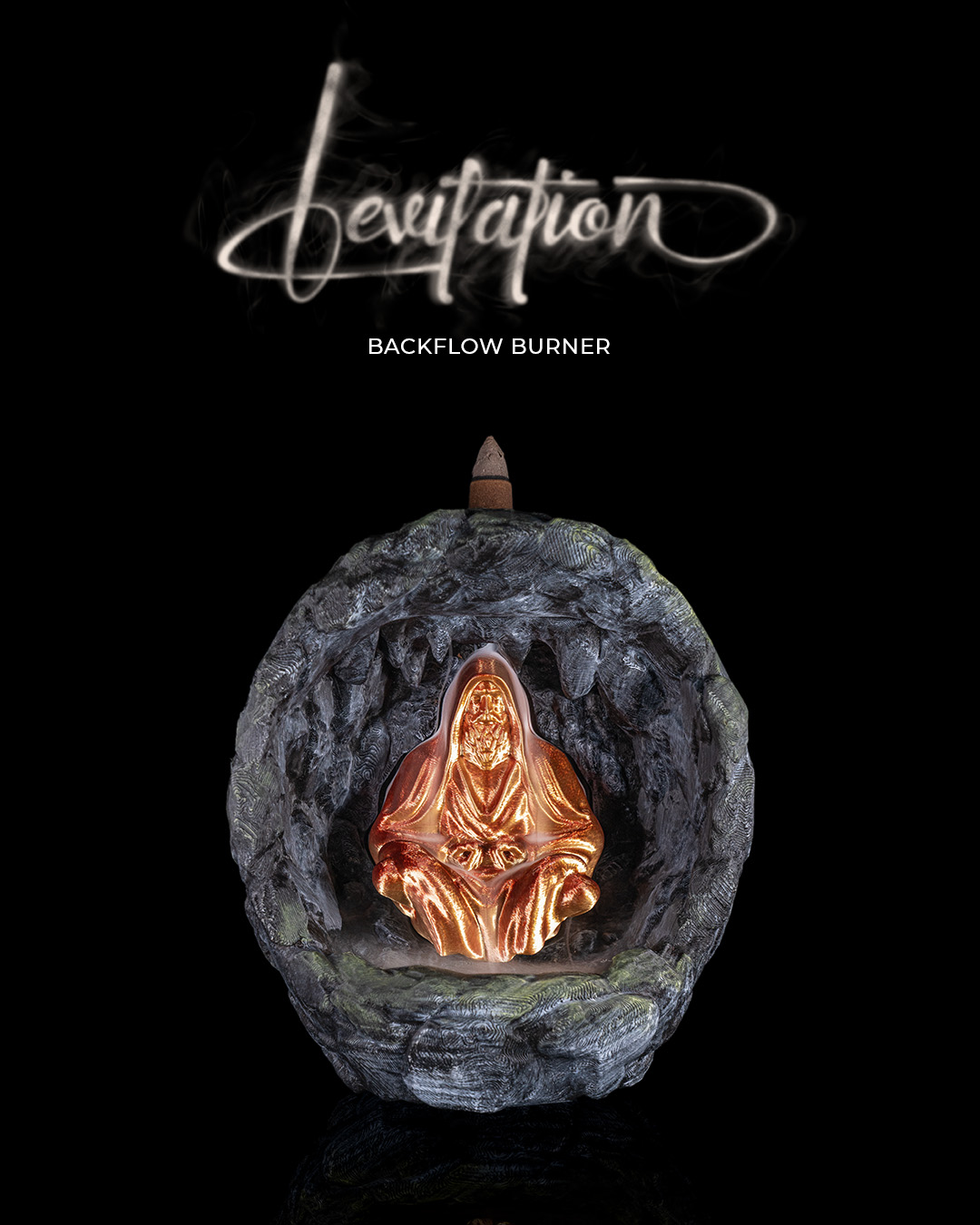 Levitation Backflow Burner